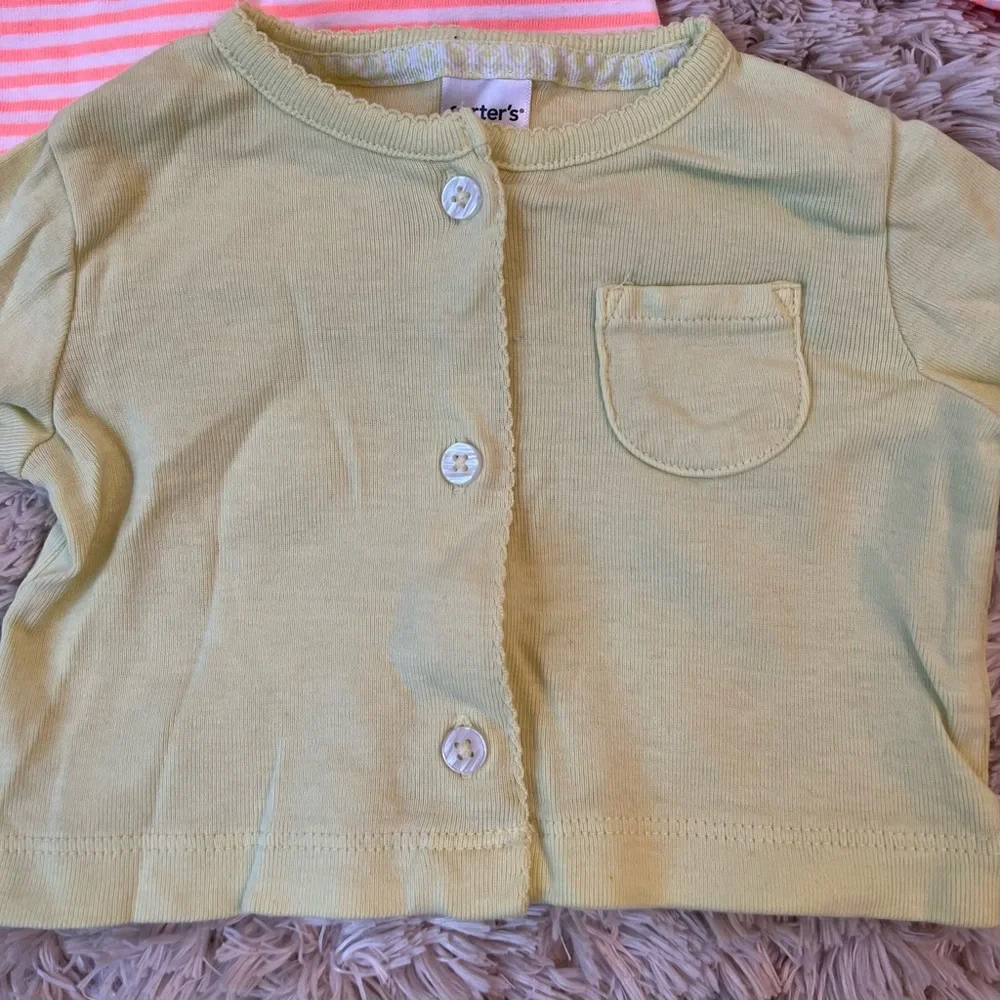 Carter’s 12 Month Baby Girl Spring/Easter Cardigan Bundle